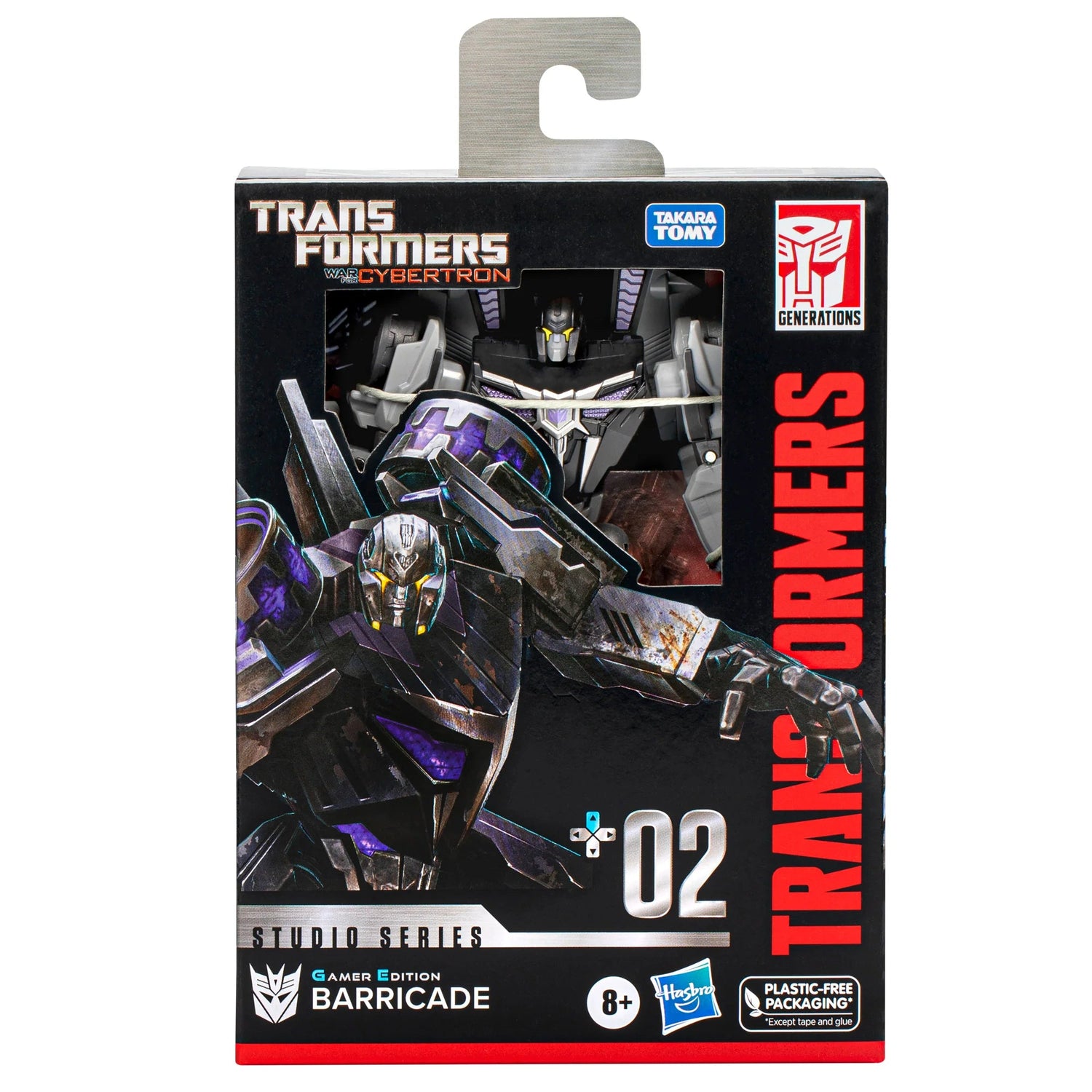 Transformers Studio Series Deluxe 02 Gamer Edition Barricade Hasbro